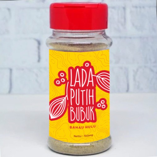 Lada Putih Bubuk – Rempas Asli Bahau Hulu